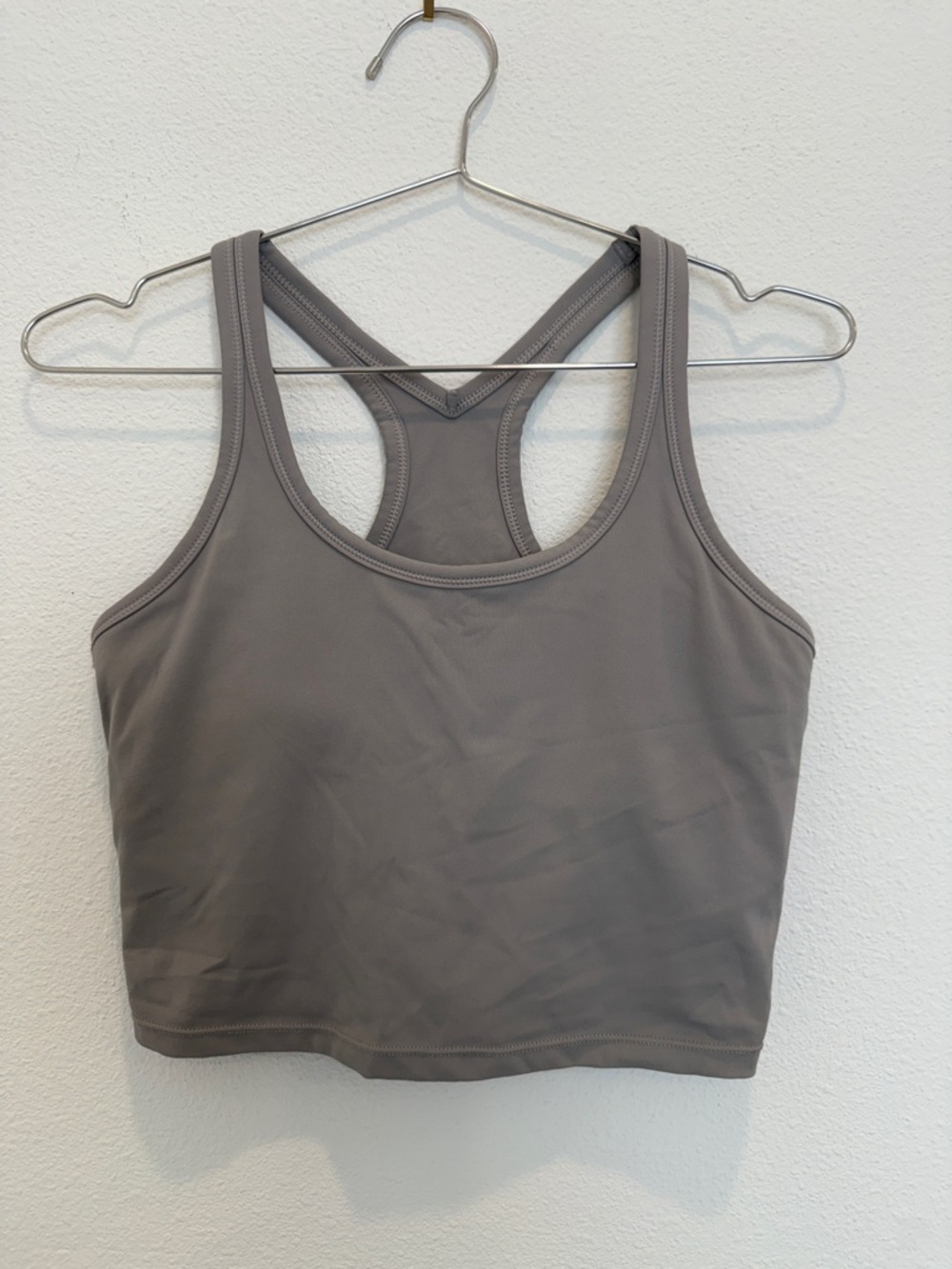 Women Removable Padded Sports Bras Workout Running Yoga Tank Tops gray - Picture 4 of 5